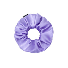 Load image into Gallery viewer, Premium Mulberry Silk Scrunchie - Grey/Pewter - Extra Large - Lovesilk.co.nz
