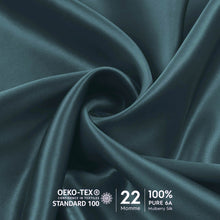 Load image into Gallery viewer, Sea Green Silk Pillowcase-  NZ Standard Size - Zip Closure
