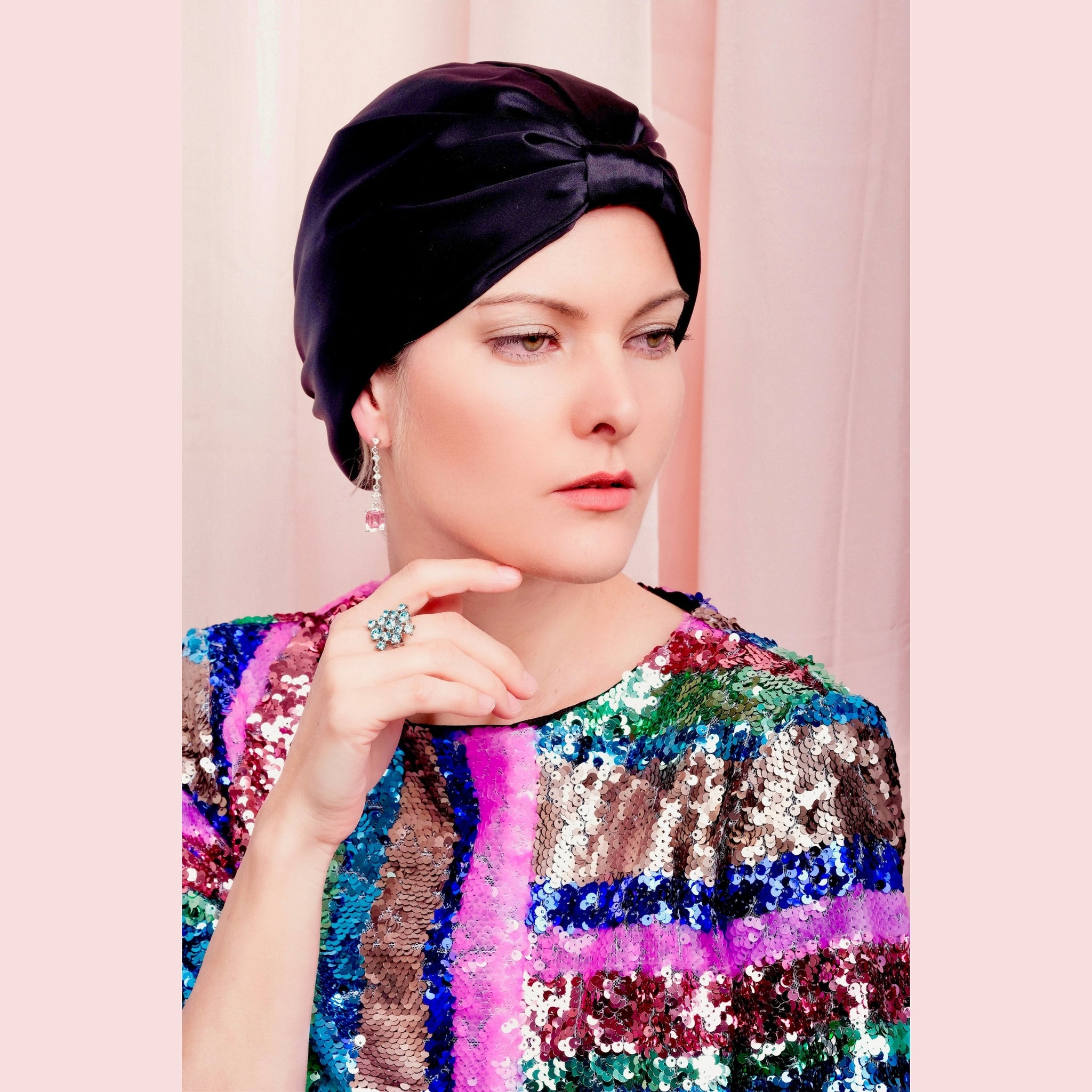 Pink Silk Sleep Cap – Premium Mulberry Silk LoveSilk NZ