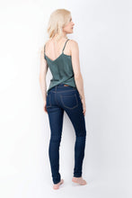 Load image into Gallery viewer, 100% Mulberry Silk Camisole - Urban Green - Lovesilk.co.nz
