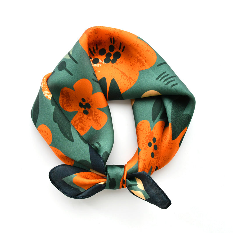 The Wildflowers - Mulberry Silk Bandana - Lovesilk.co.nz