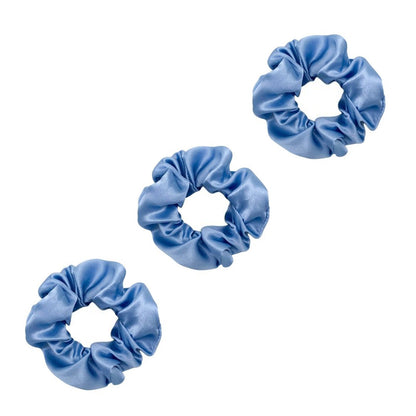3 Pack Premium Mulberry Silk Scrunchies - Lavender - Medium - Lovesilk.co.nz
