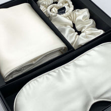 Load image into Gallery viewer, Silk Beauty Sleep Set - Ivory White - Lovesilk.co.nz
