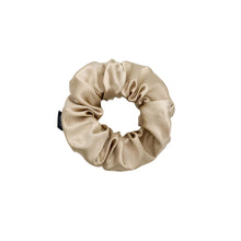 Load image into Gallery viewer, Premium Mulberry Silk Scrunchie - Champagne Gold - Large - Lovesilk.co.nz
