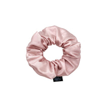 Load image into Gallery viewer, Premium Mulberry Silk Scrunchie - Grey/Pewter - Large - Lovesilk.co.nz
