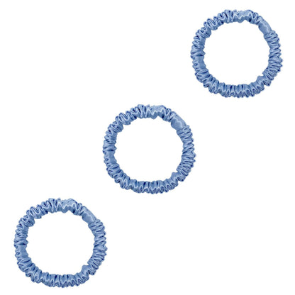 3 Pack Premium Mulberry Silk Scrunchies - Pink - Mini - Lovesilk.co.nz