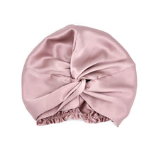 Load image into Gallery viewer, Silk Sleep Gift Set - Sleep Mask &amp; Silk Bonnet - Pink
