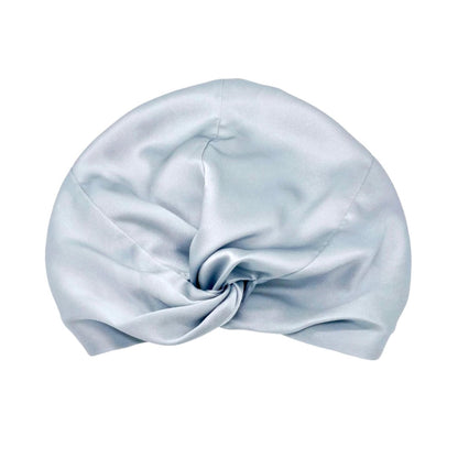 Silk Sleep Cap for Women Hair Care Natural Silk Double Layer Bonnet - Black - One Size Fits Most - Lovesilk.co.nz