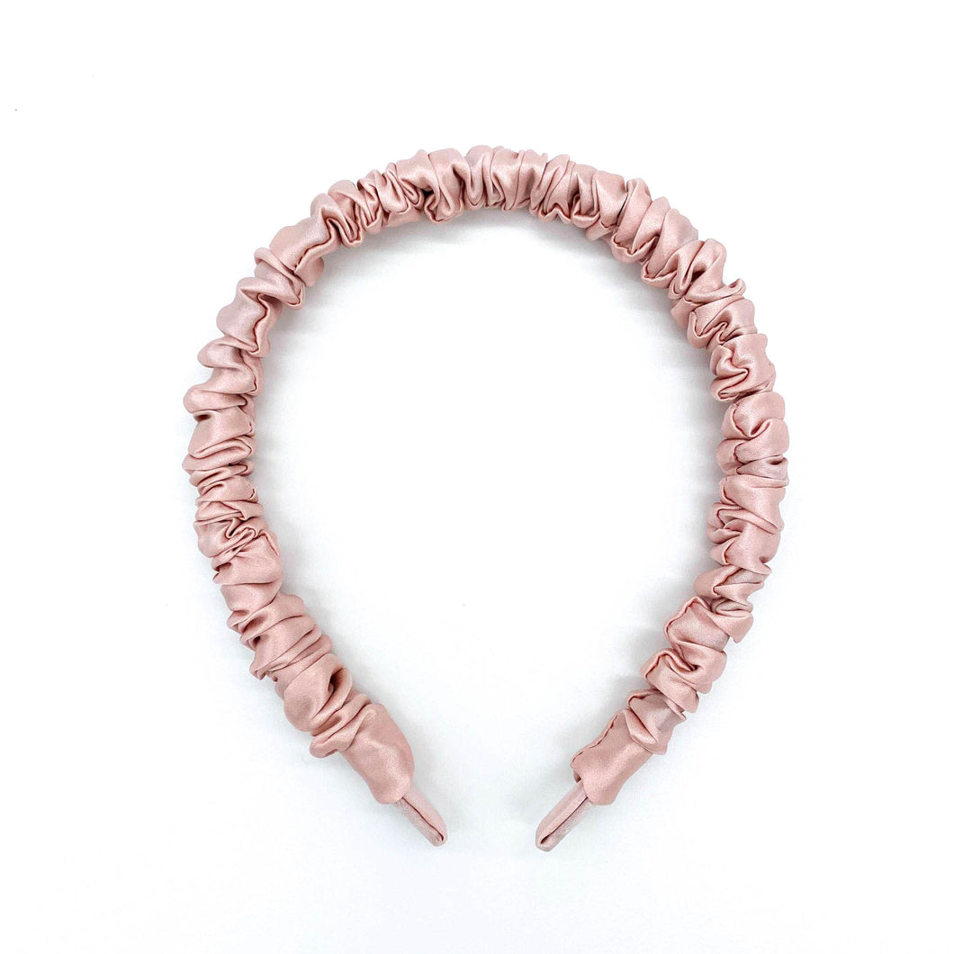 100% Mulberry Silk Headband for Women - Pink - Lovesilk.co.nz