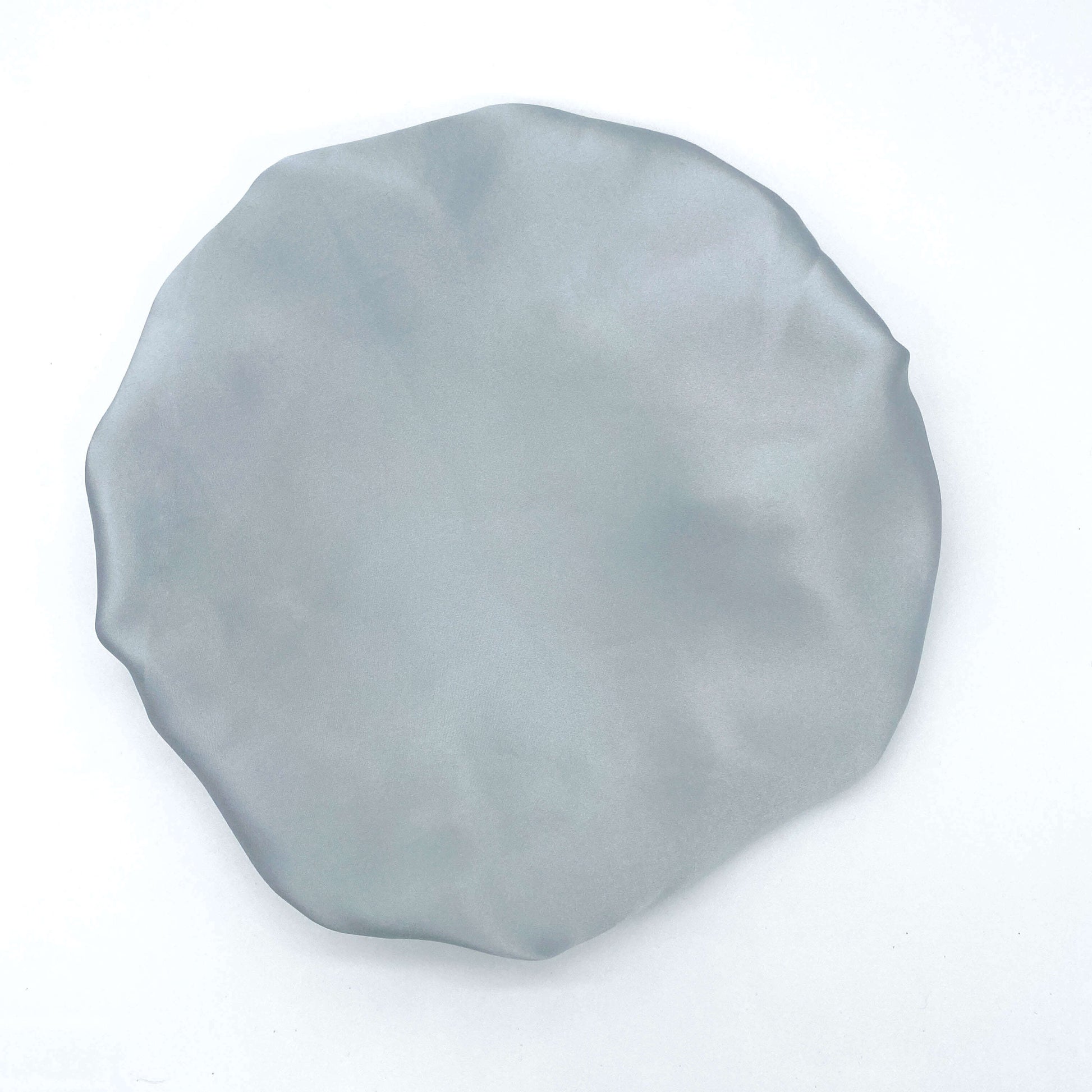 Double Layer Mulberry Silk Bonnet Hair Bonnet for Women - Silver - Lovesilk.co.nz