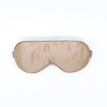 Load image into Gallery viewer, Silk Sleep Gift Set - Sleep Mask &amp; Silk Bonnet - Champagne Gold
