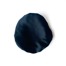 Load image into Gallery viewer, Double Layer Mulberry Silk Bonnet Hair Bonnet for Women - Black - Lovesilk.co.nz
